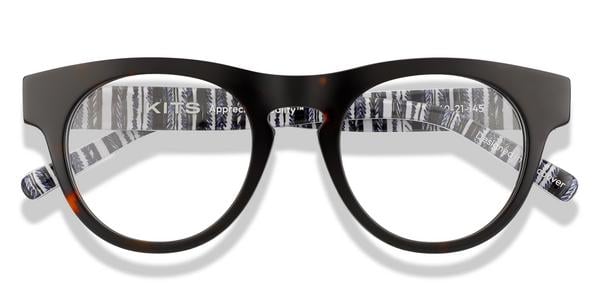 KITS Elway Primo - Havana/Stripe, Acetate, Round frame