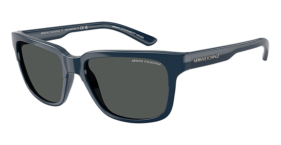 Armani Exchange AX4026S - Shiny Navy Blue, Acetate, Rectangle frame