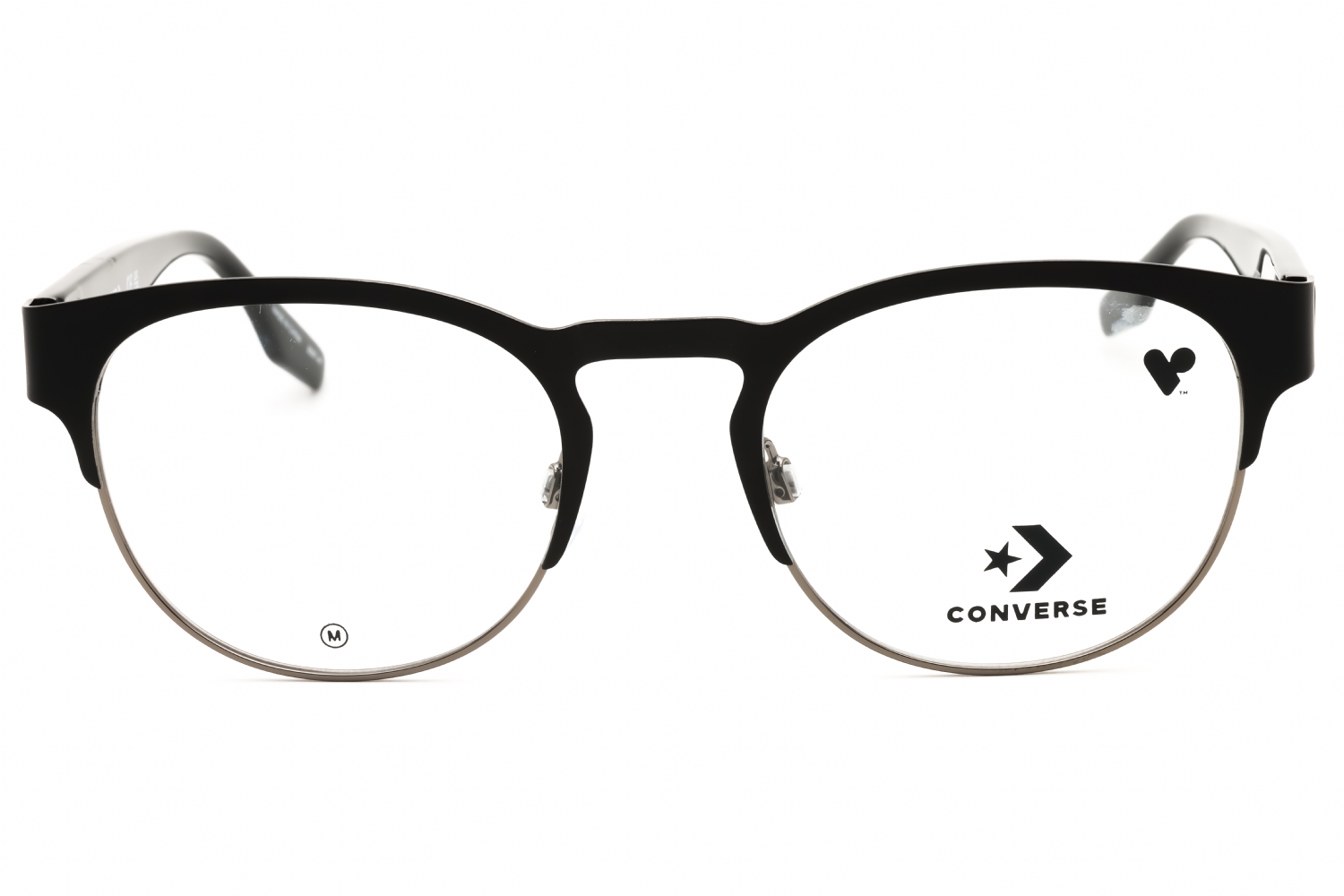 Converse CV3026 - Matte Black/gunmetal, Metal, Round frame
