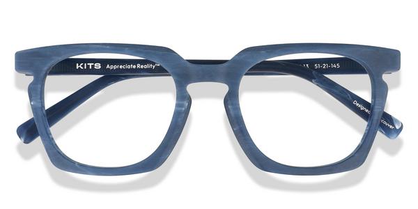 KITS Gabrielle - Dark Denim, Acetate, Rectangle frame