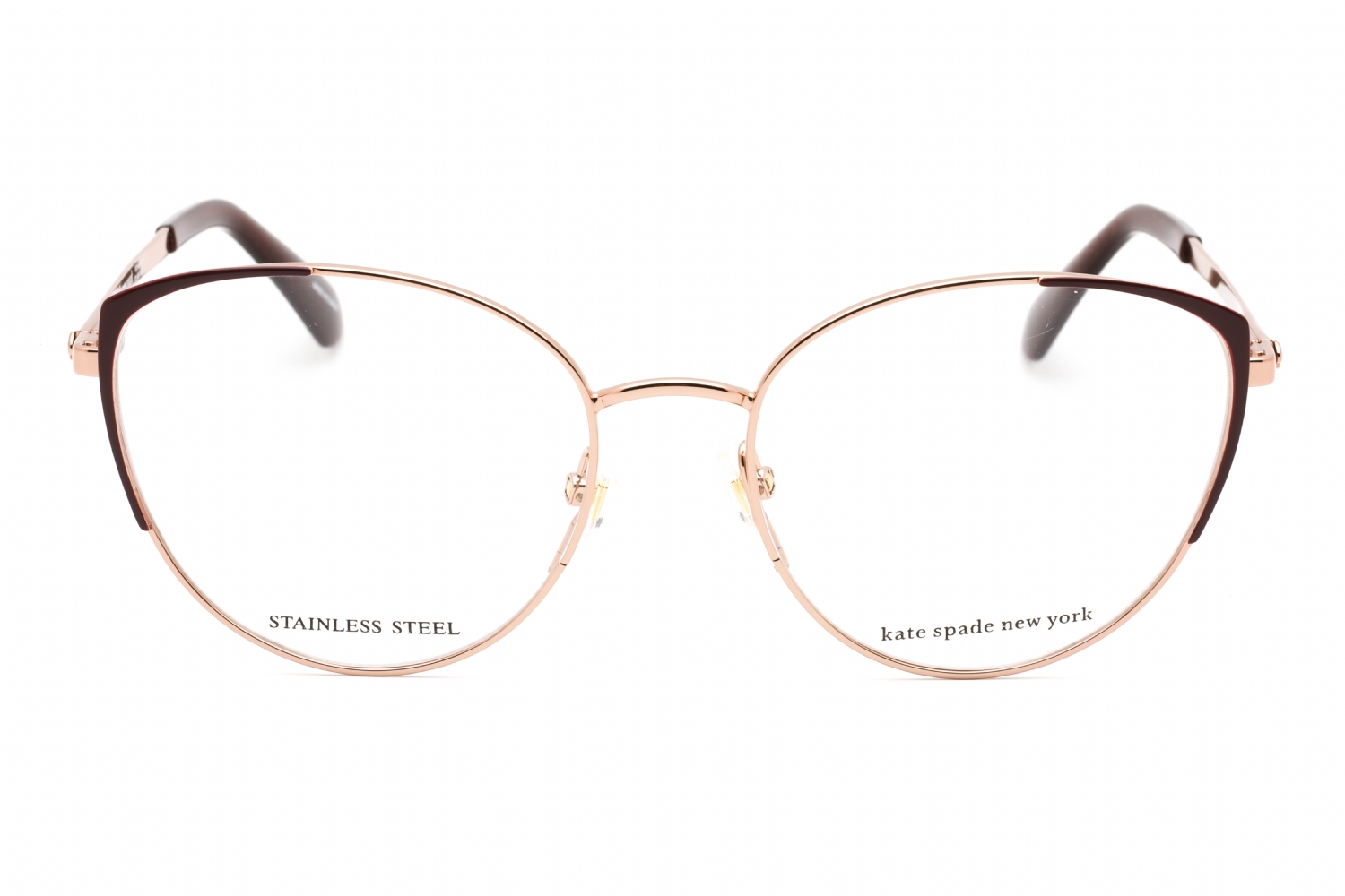 Kate Spade NOEL/G - Rose Gold RED, Metal, Cat Eye frame