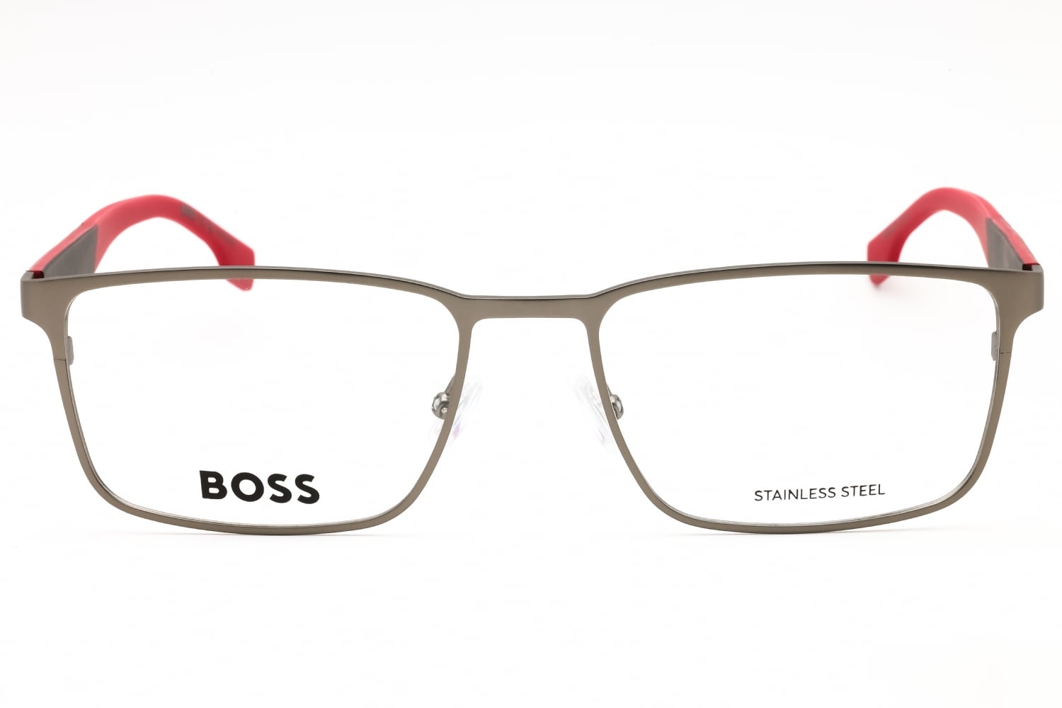 Hugo Boss BOSS 1488 - Ruthenium RED, Metal, Rectangle frame