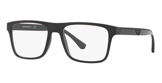 Emporio Armani EA4115 - Matte Black, Acetate, Rectangle frame