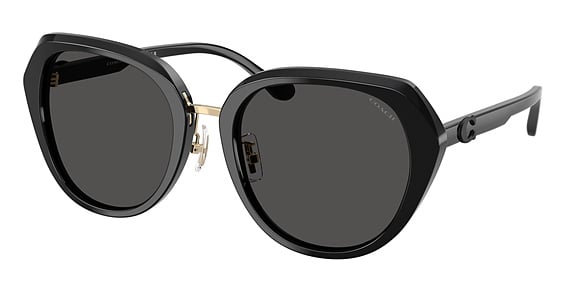 COACH HC8436 CBY93 - Black, Plastic, Cat Eye frame