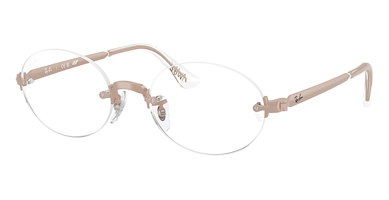 Ray-Ban RX3929V - Light Pink, Metal, Oval frame