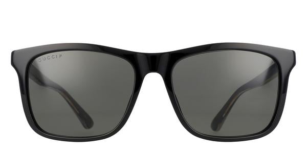 Gucci GG0381SN - Black, Acetate, Rectangle frame