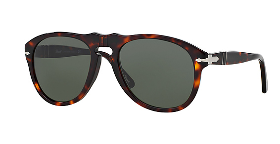 Persol PO0649 - Havana, Plastic, Aviator frame
