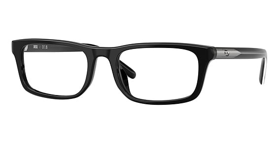 Diesel DL4017U - Solid Black, Plastic, Mixed Shapes frame