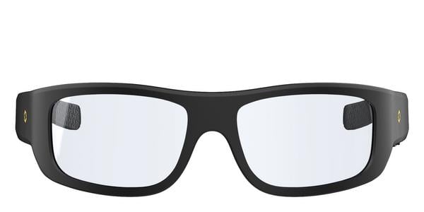 Lucyd Armor Slim Photochromic Smart Eyewear - Matte Black, Plastic, Rectangle frame