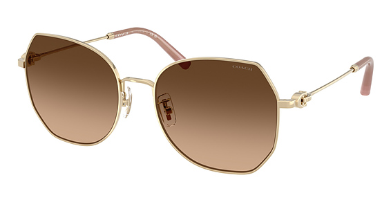 COACH HC7175 CAD79 - Shiny Light Gold, Metal, Round frame