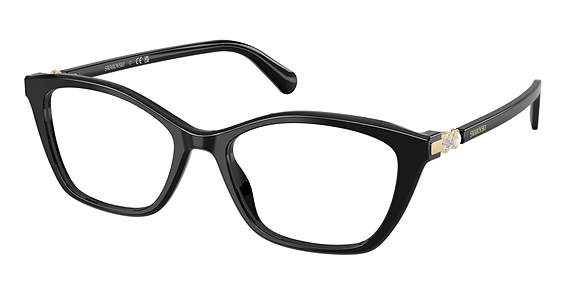 Swarovski SK2065F - Black, Plastic, Oval frame