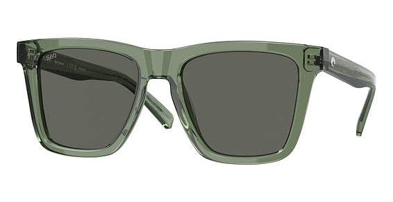 Costa Del Mar 6S2015 KERAMAS - Olive, Plastic, Rectangle frame