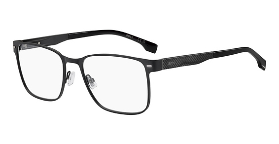 Hugo Boss Boss 1842 - Matte Black, Stainless Steel, Rectangle frame