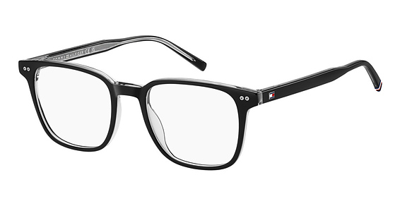 Tommy Hilfiger TH 2130 - Black, Acetate, Rectangle frame