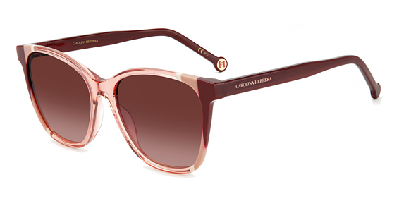 Carolina Herrera CH 0061/S - C193x Burg Nude, Acetate, Rectangle frame