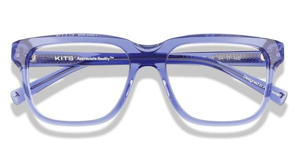 KITS Opal - Blue, Acetate, Rectangle frame