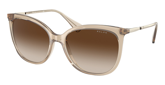 Ralph Lauren RA5248 - Shiny Transparent Brown, Acetate, Cat Eye frame