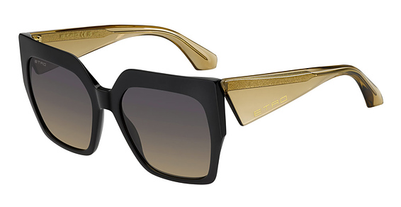 Etro 0122/S - 71cum Blck Yllw, Acetate, Rectangle frame