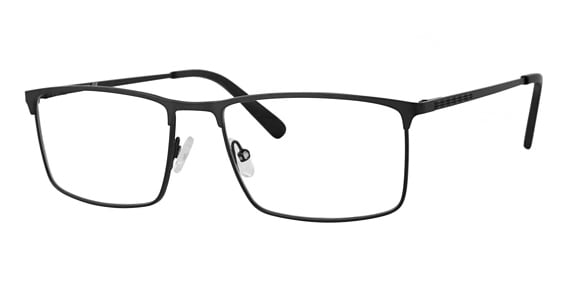 Liz Claiborne CB 274 - Matte Black, Stainless Steel, Rectangle frame