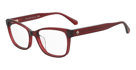 Kate Spade Crishell/F/US - Red, Acetate, Rectangle frame