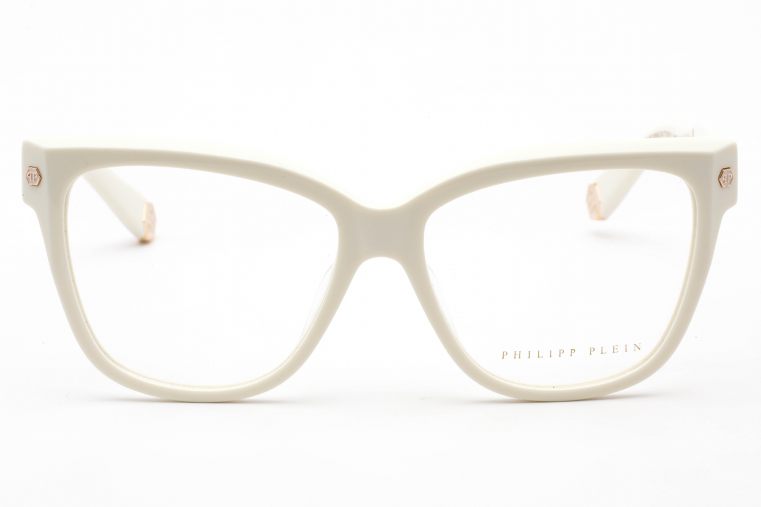 Philipp Plein VPP051M - Shiny Cream, Plastic, Cat Eye frame