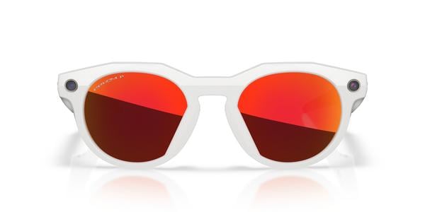 Oakley Meta HSTN AI Glasses OW8002 - Warm Grey, Plastic, Round frame