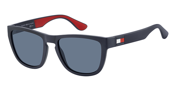 Tommy Hilfiger TH 1557/S - 8ruku Bl Rd, Plastic, Rectangle frame