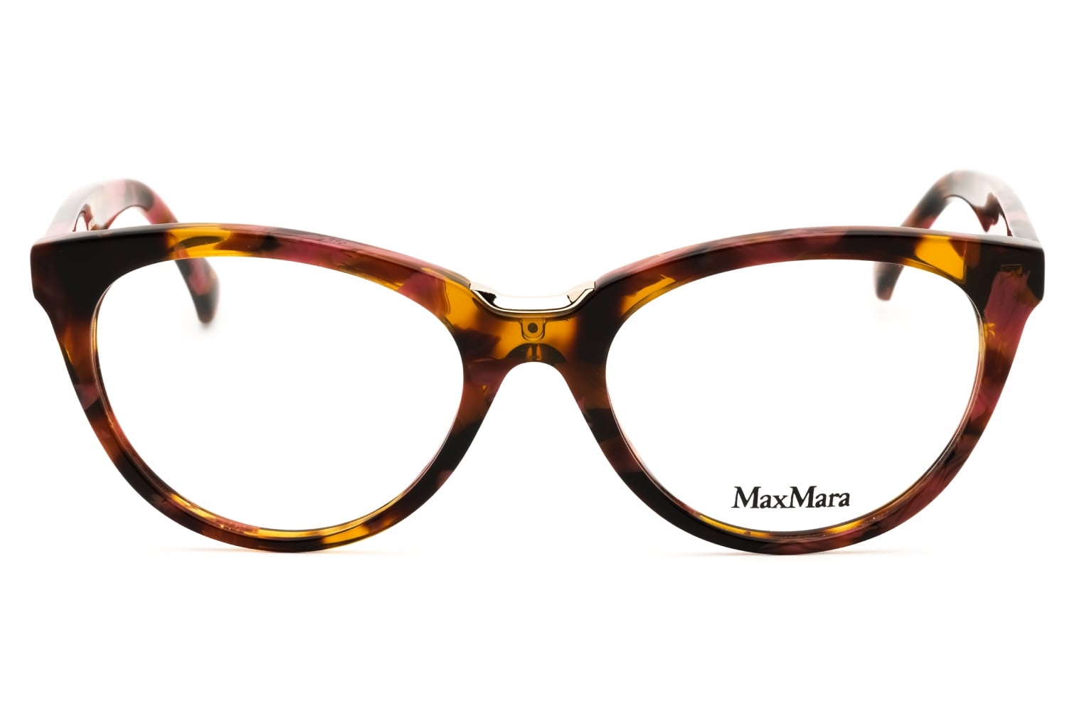 Max Mara MM5132 - Coloured Havana, Acetate, Cat Eye frame