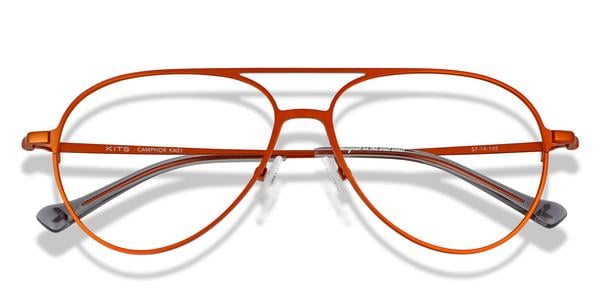 KITS Camphor - Amber, Metal, Aviator frame