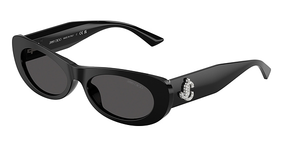 Jimmy Choo JC5038BU - Black, Plastic, Oval frame