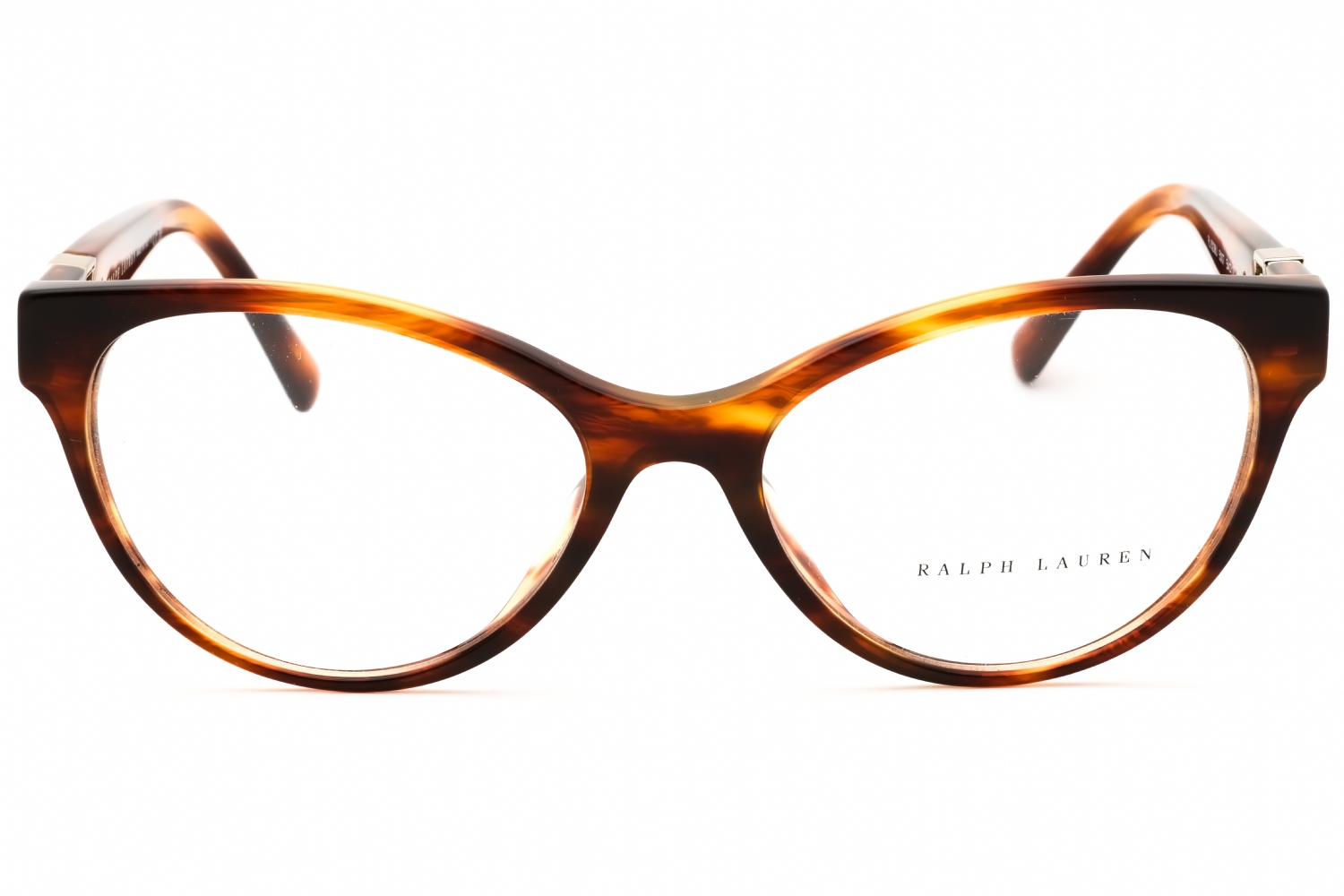 Ralph Lauren 0RL6238U - Striped Havana, Plastic, Cat Eye frame