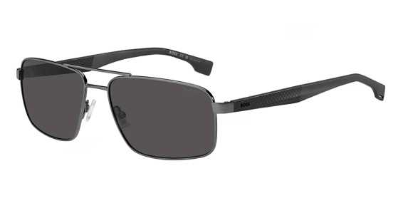 Hugo Boss Boss 1580/S - V81m9 Dkrut Blk, Stainless Steel, Aviator frame