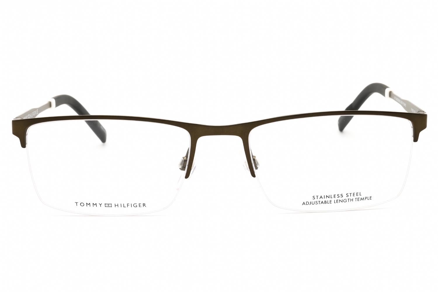 Tommy Hilfiger TH 1830 - Olive, Metal, Rectangle frame
