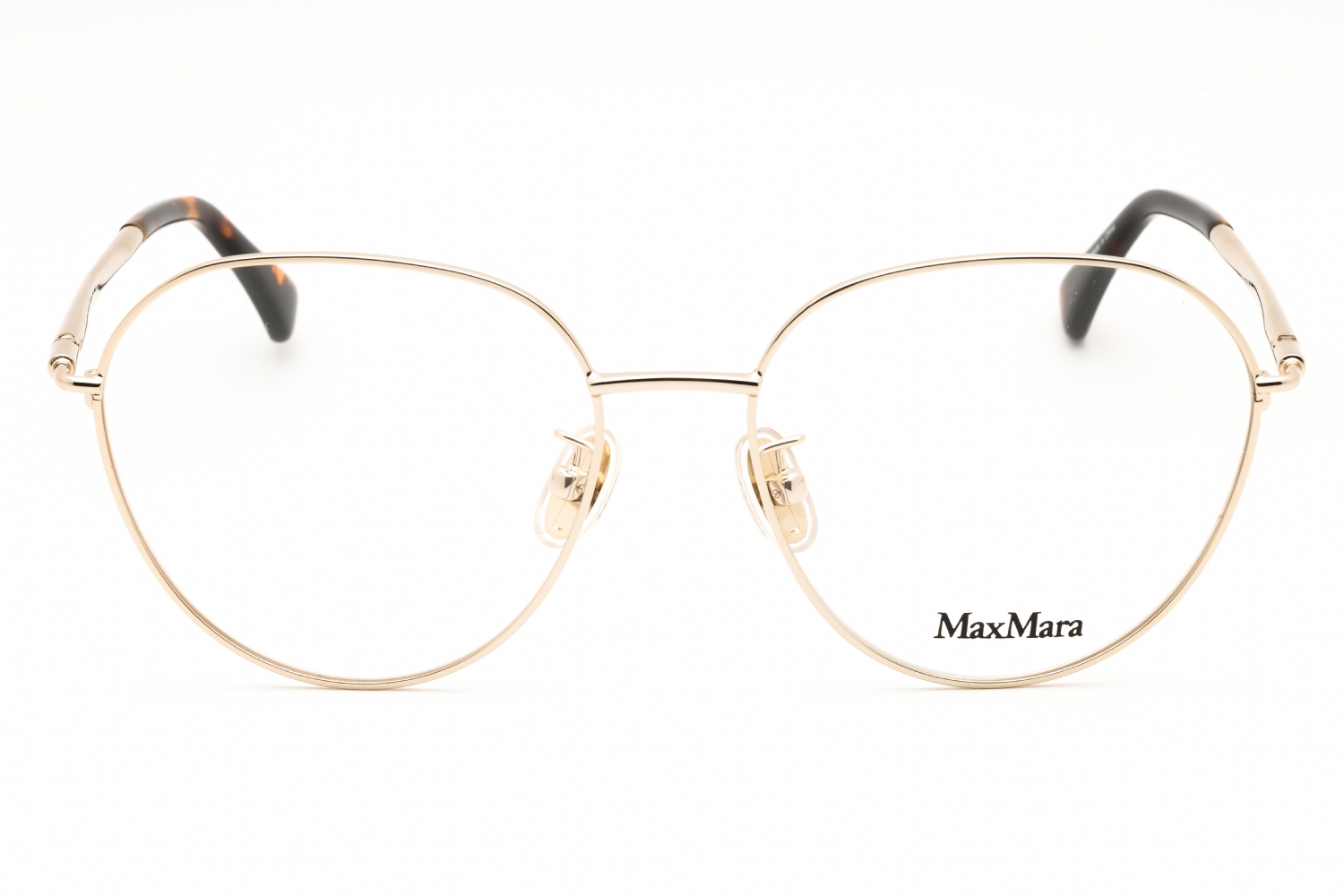 Max Mara MM5099-H - Pale Gold, Metal, Round frame
