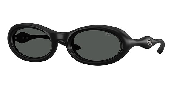Diesel DL3011U - Matte Black, Acetate, Oval frame