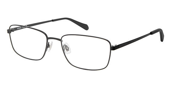 Fossil FOS 7222/G - Black, Metal, Rectangle frame