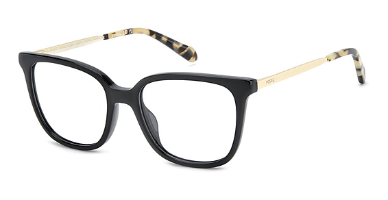 Fossil FOS 7218 - Black, Acetate, Rectangle frame