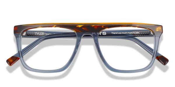 KITS Tyler - Blue, Acetate, Flat-Top frame