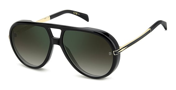 David Beckham DB 99/voyager - 2m2cs Blk Gold B, Acetate, Aviator frame