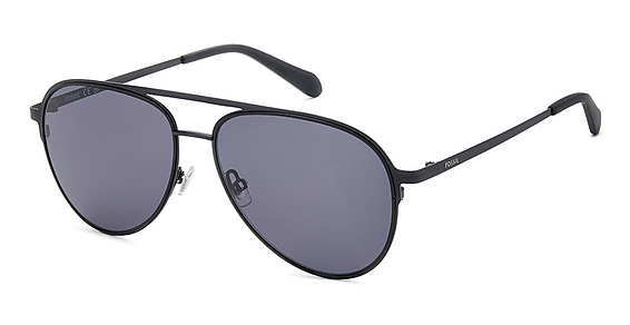 Fossil FOS 2160/G/S - 003ir Mtt Black, Stainless Steel, Aviator frame