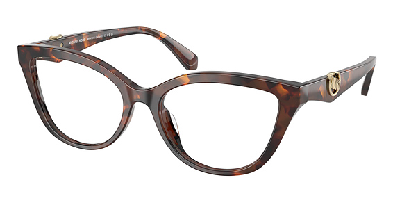 Michael Kors MK4164U BELLANO - Luggage Tortoise, Plastic, Cat Eye frame