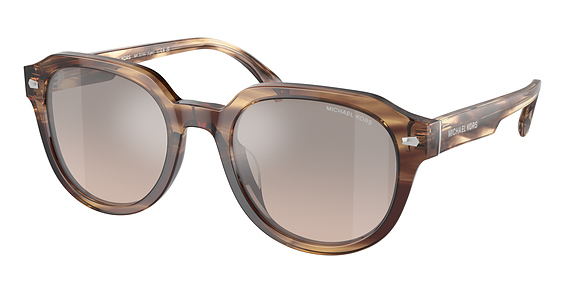 Michael Kors MK2216U EGER - Brown Horn, Plastic, Oval frame
