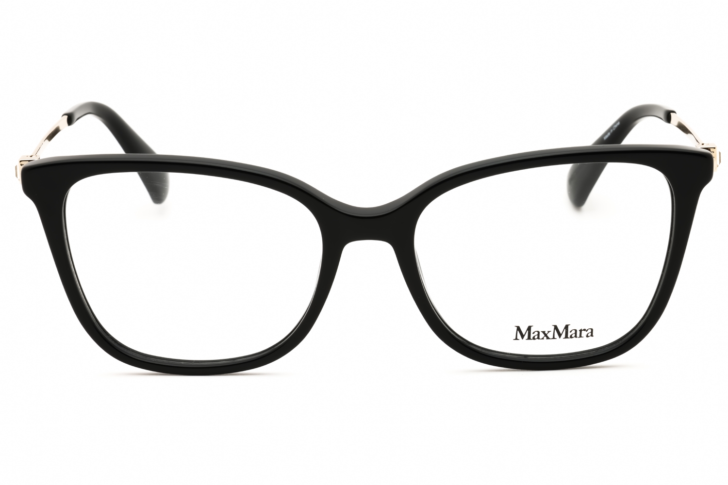 Max Mara MM5079 - Shiny Black, Acetate, Rectangle frame