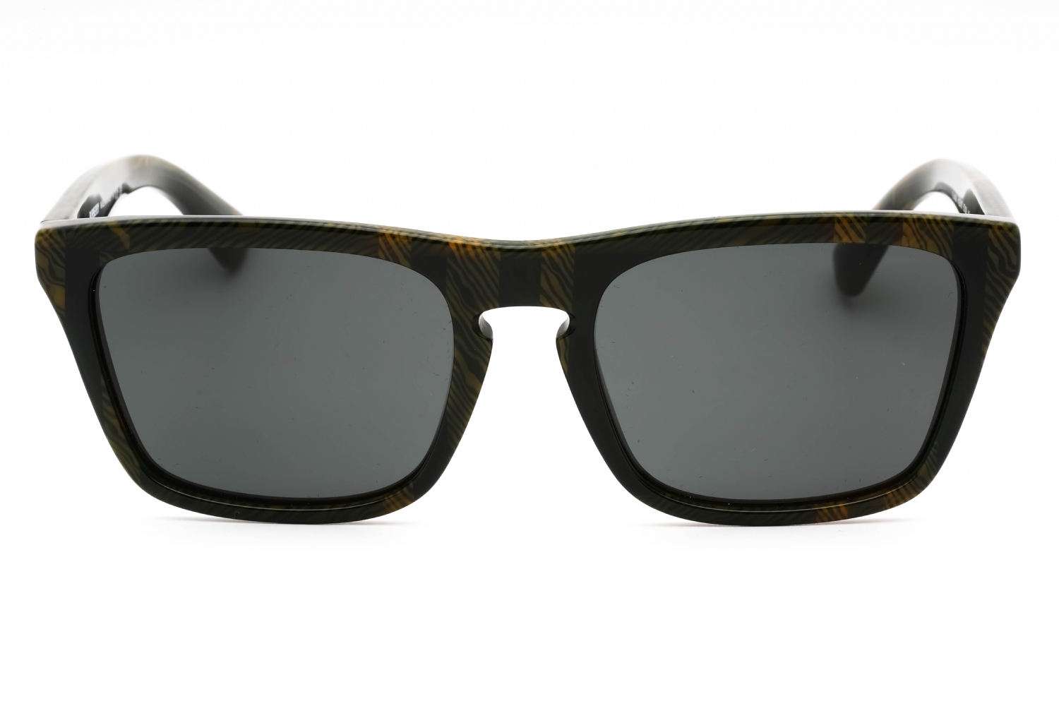 Burberry 0BE4434 - Check Green, Acetate, Rectangle frame