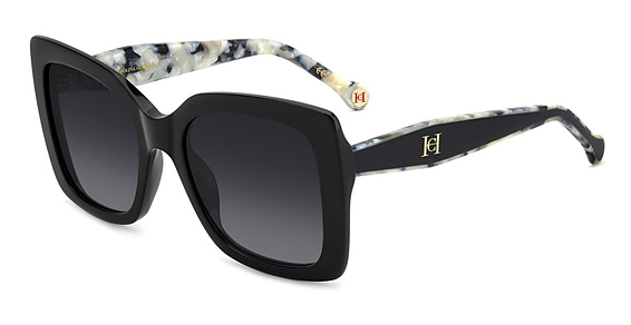 Carolina Herrera HER 0258/G/S - 8079o Black, Acetate, Rectangle frame
