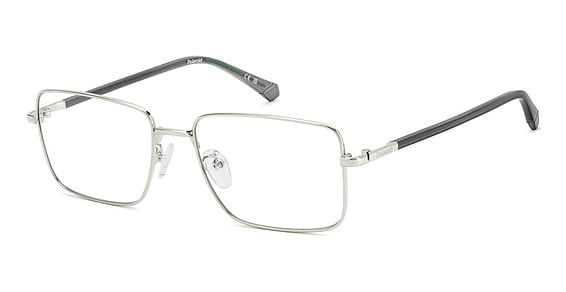 Polaroid PLD D582/G/US - Paladium, Stainless Steel, Rectangle frame