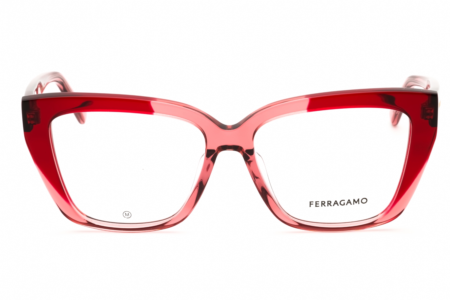 Salvatore Ferragamo SF2939N - Transparent Burgundy/antique, Acetate, Cat Eye frame