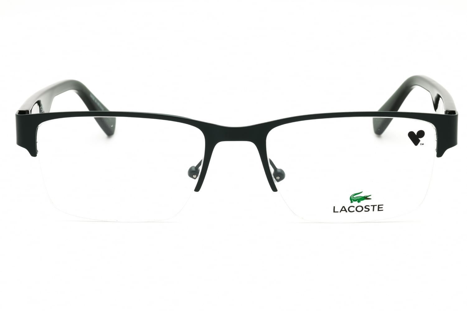 Lacoste L2299N - Matte Green, Metal, Rectangle frame