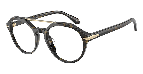 Giorgio Armani AR7278U - Green Havana, Plastic, Round frame