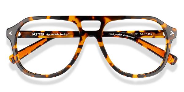 KITS Dodger Sport - Dark Havana, Acetate, Aviator frame